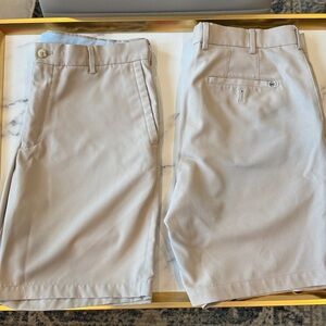 [2-pack] PETER MILLAR men’s performance golf shorts. Size 34